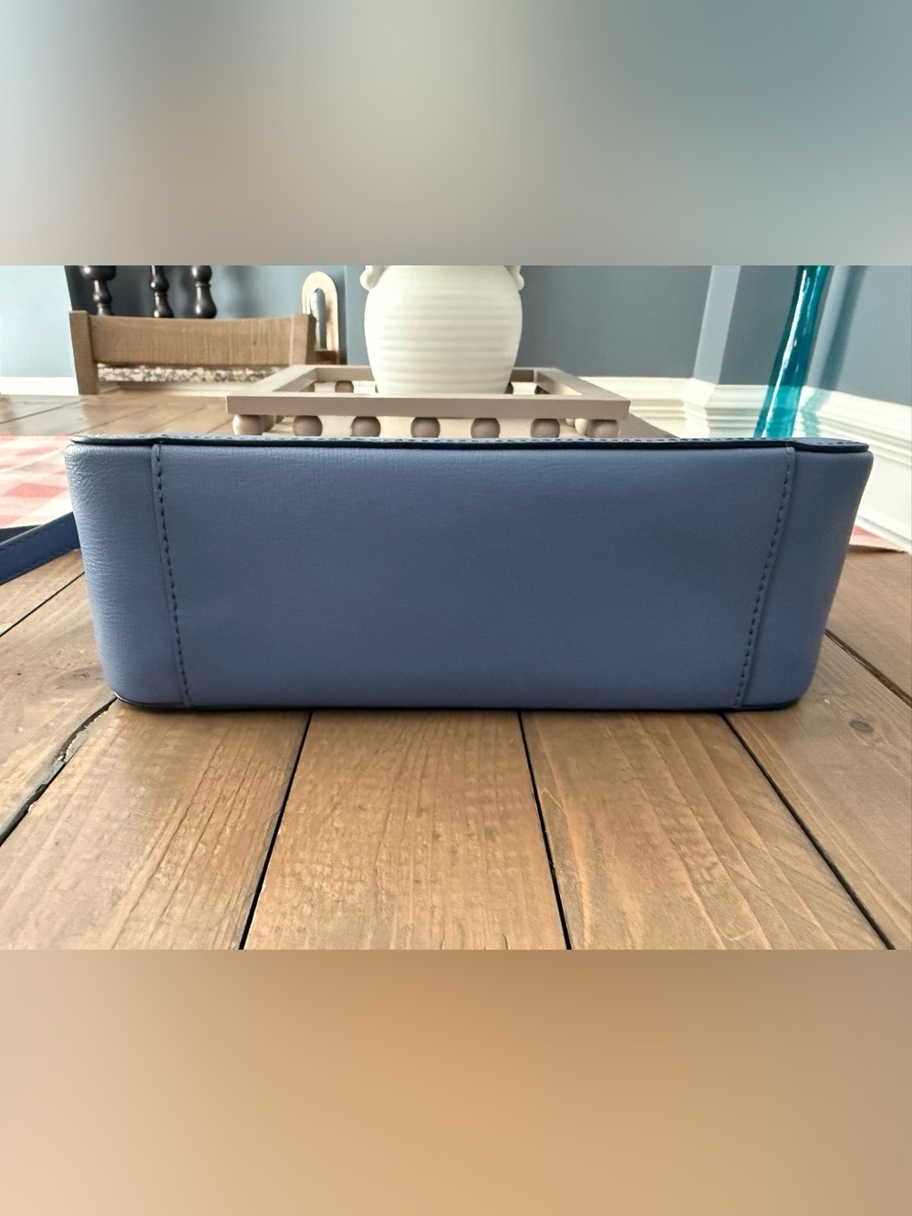 kate spade blue leather crossbody - Picture 3 of 4